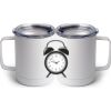 10 oz. White Stainless Steel Coffee Mug Thumbnail