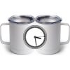 10 oz. White Stainless Steel Coffee Mug Thumbnail