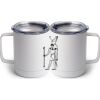 10 oz. White Stainless Steel Coffee Mug Thumbnail