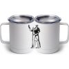 10 oz. White Stainless Steel Coffee Mug Thumbnail