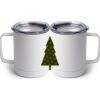 10 oz. White Stainless Steel Coffee Mug Thumbnail
