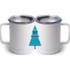 10 oz. White Stainless Steel Coffee Mug Thumbnail