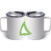 10 oz. White Stainless Steel Coffee Mug Thumbnail