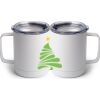 10 oz. White Stainless Steel Coffee Mug Thumbnail