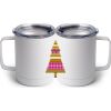 10 oz. White Stainless Steel Coffee Mug Thumbnail