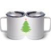 10 oz. White Stainless Steel Coffee Mug Thumbnail