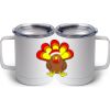 10 oz. White Stainless Steel Coffee Mug Thumbnail