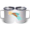 10 oz. White Stainless Steel Coffee Mug Thumbnail