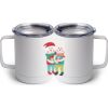 10 oz. White Stainless Steel Coffee Mug Thumbnail