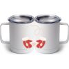 10 oz. White Stainless Steel Coffee Mug Thumbnail