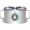 10 oz. White Stainless Steel Coffee Mug Thumbnail
