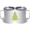 10 oz. White Stainless Steel Coffee Mug Thumbnail