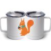 10 oz. White Stainless Steel Coffee Mug Thumbnail