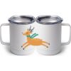 10 oz. White Stainless Steel Coffee Mug Thumbnail