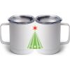 10 oz. White Stainless Steel Coffee Mug Thumbnail