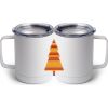 10 oz. White Stainless Steel Coffee Mug Thumbnail