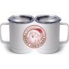 10 oz. White Stainless Steel Coffee Mug Thumbnail