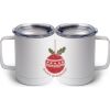 10 oz. White Stainless Steel Coffee Mug Thumbnail