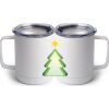 10 oz. White Stainless Steel Coffee Mug Thumbnail