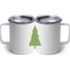 10 oz. White Stainless Steel Coffee Mug Thumbnail