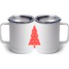 10 oz. White Stainless Steel Coffee Mug Thumbnail