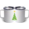 10 oz. White Stainless Steel Coffee Mug Thumbnail