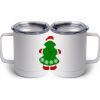 10 oz. White Stainless Steel Coffee Mug Thumbnail