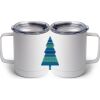 10 oz. White Stainless Steel Coffee Mug Thumbnail
