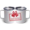 10 oz. White Stainless Steel Coffee Mug Thumbnail