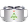 10 oz. White Stainless Steel Coffee Mug Thumbnail