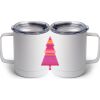 10 oz. White Stainless Steel Coffee Mug Thumbnail