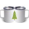 10 oz. White Stainless Steel Coffee Mug Thumbnail