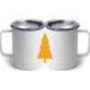 10 oz. White Stainless Steel Coffee Mug Thumbnail