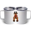 10 oz. White Stainless Steel Coffee Mug Thumbnail