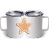 10 oz. White Stainless Steel Coffee Mug Thumbnail