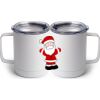 10 oz. White Stainless Steel Coffee Mug Thumbnail