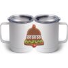 10 oz. White Stainless Steel Coffee Mug Thumbnail