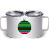 10 oz. White Stainless Steel Coffee Mug Thumbnail