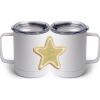 10 oz. White Stainless Steel Coffee Mug Thumbnail