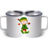 10 oz. White Stainless Steel Coffee Mug Thumbnail