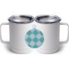 10 oz. White Stainless Steel Coffee Mug Thumbnail