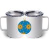 10 oz. White Stainless Steel Coffee Mug Thumbnail