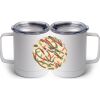 10 oz. White Stainless Steel Coffee Mug Thumbnail