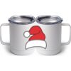 10 oz. White Stainless Steel Coffee Mug Thumbnail