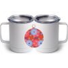 10 oz. White Stainless Steel Coffee Mug Thumbnail