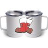 10 oz. White Stainless Steel Coffee Mug Thumbnail