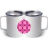 10 oz. White Stainless Steel Coffee Mug Thumbnail