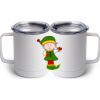 10 oz. White Stainless Steel Coffee Mug Thumbnail