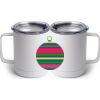 10 oz. White Stainless Steel Coffee Mug Thumbnail