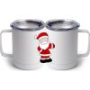 10 oz. White Stainless Steel Coffee Mug Thumbnail